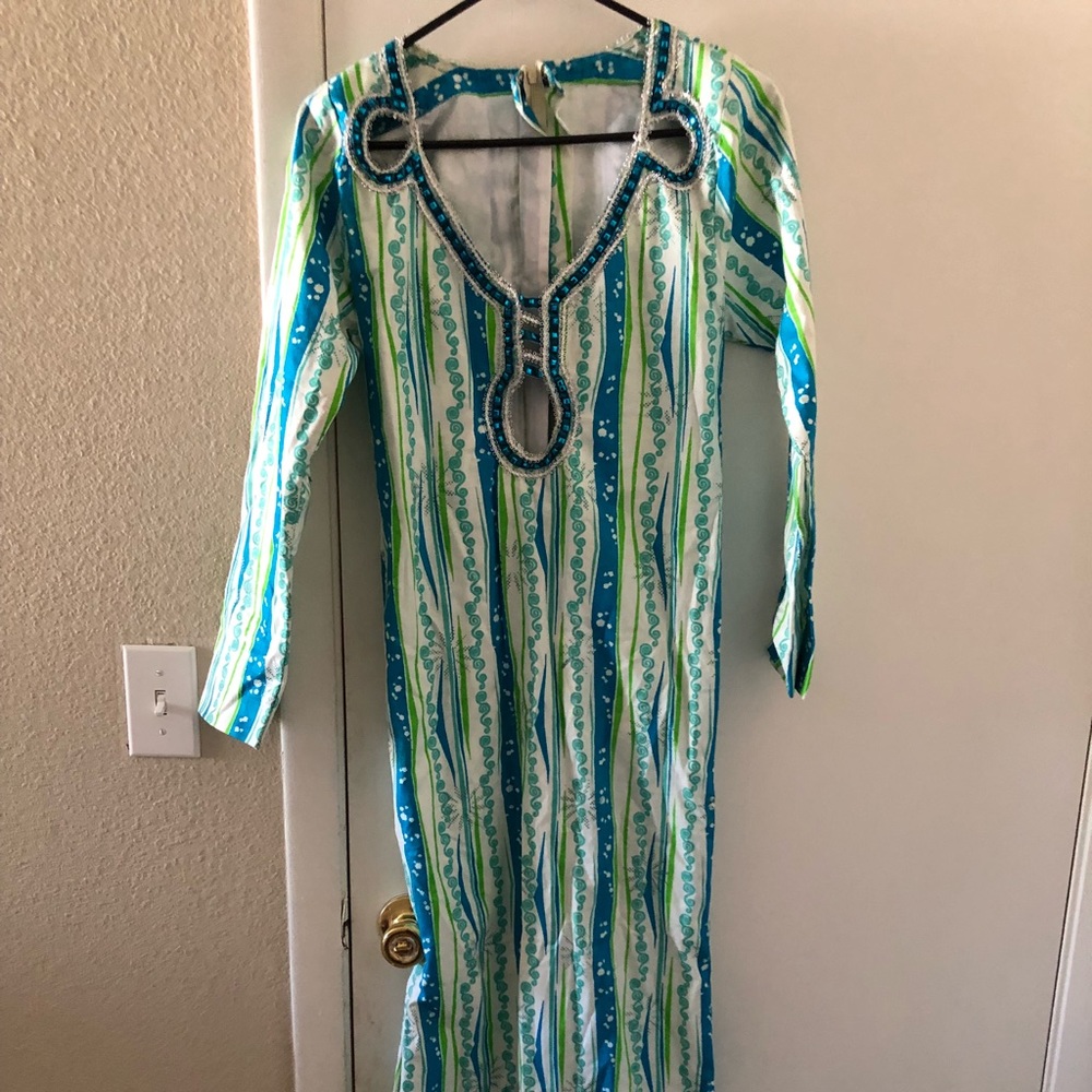 African print gown